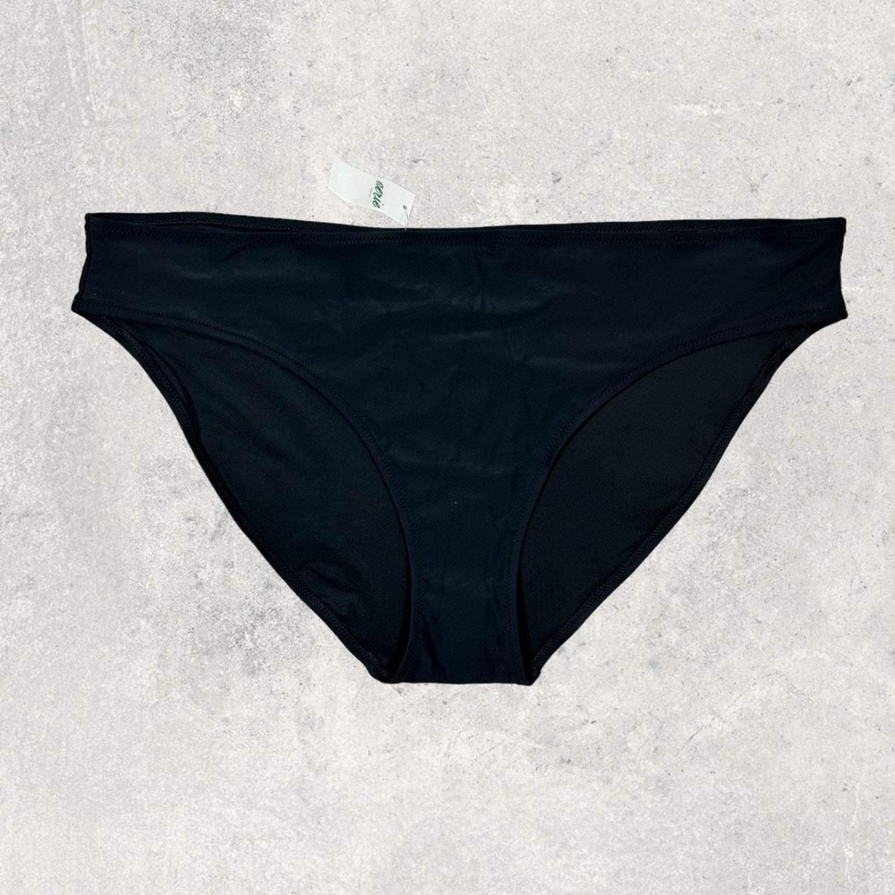 Aerie Swim Full Coverage Black Bikini Bottom XXL
